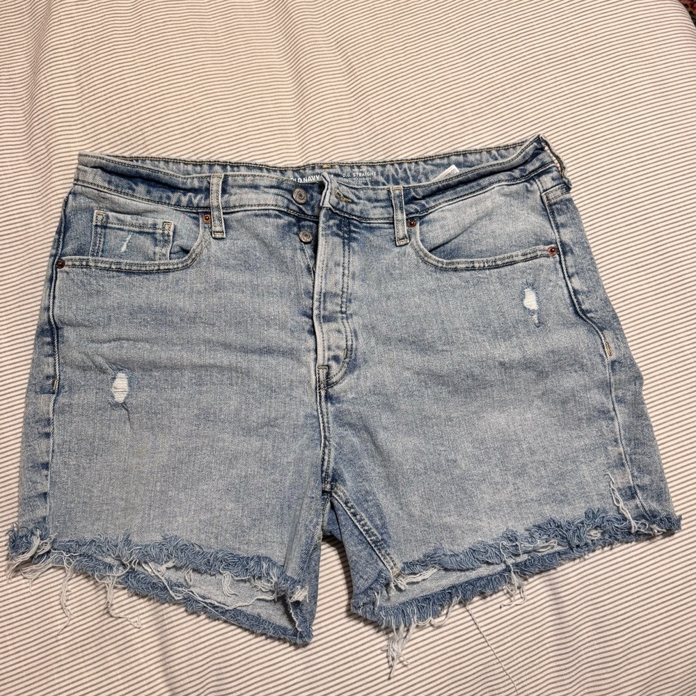 Denim shorts